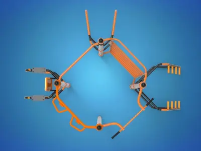 Gym Equipment Outdoor 3D model