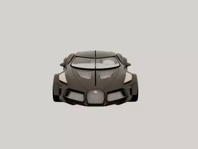 bugatti cars 3D model