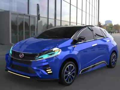 Compact Car Concept  3D model