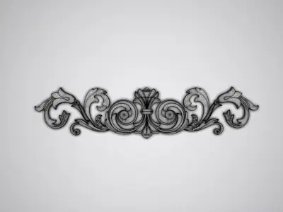 Carved decor 3 3D model