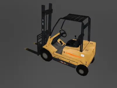 Forklift Low-poly 3D model