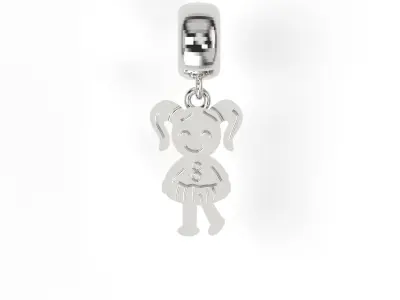 Girl Charm 3D print model