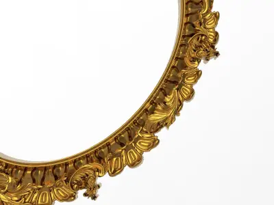 Carved Picture Frame 3D model 17