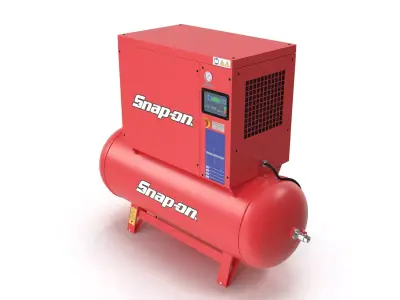 SO Air Compressor 73 Gallon 8 HP Low-poly 3D model