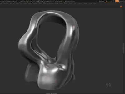 Modern Abstract Decorative sculpture 3d print model 41 3D print model