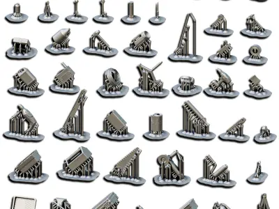 Garage Accessories Diorama Pack 3D print model