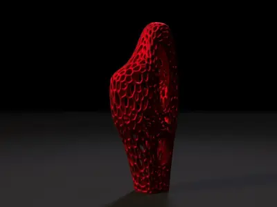 Sculpture Barbara Hepworth 1960 Voronoi 3D print model