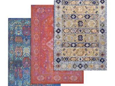 Rug Set 1631 3D model