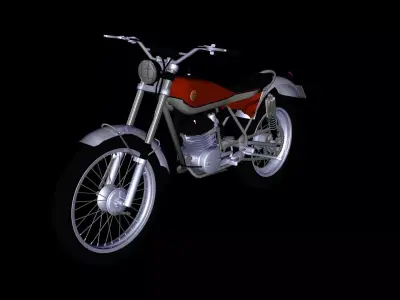 BULTACO SHERPA T Low-poly 3D model