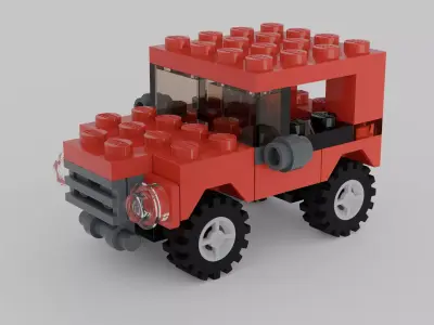 LEGO CREATOR Jeep 7803 3D model