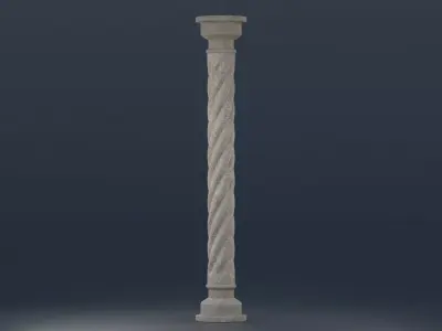 Twisted Coloumn 3D model