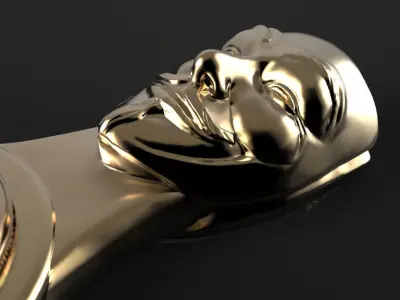 Premium spinner VENDETTA 3-arm 3D print model