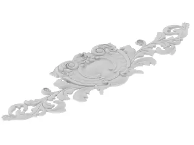 Cartouche Ornament 009 3D model