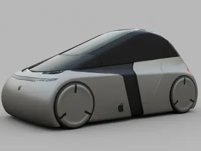 APPLE CONCEPT CAR  G3  rigged  3D model