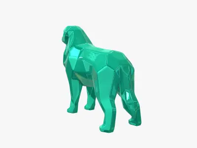 Pyrenean Mountain 3D print model