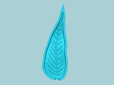 Black Walnut Leaf - Molding Artificial EVA Craft 3D print model