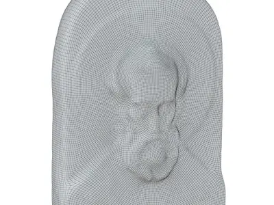 Stone image of Nicholas the Wonderworker 3D model