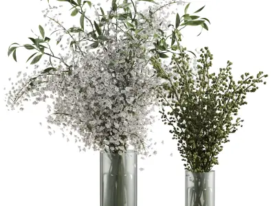bouquet set 3D model buy