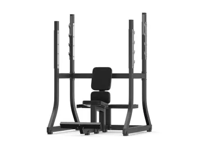 Technogym Pure Olympic Military Bench 3D model