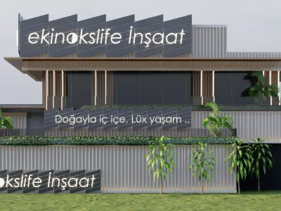 Luxury Modern Villa 3D Model for Architectural Visualizations 3D model