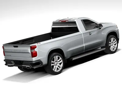 Chevrolet Silverado 1500 LT regular cab 2019 3D model