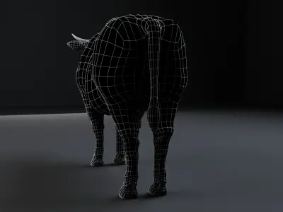 Dairy Cow  3D model