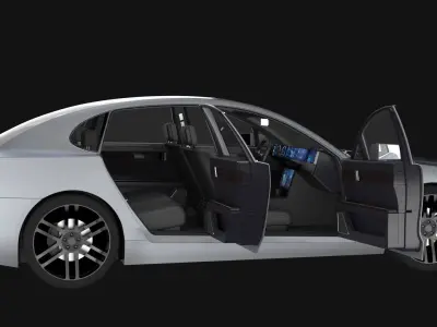 Generic  Electric Sedan Bestia Titanum 3D model