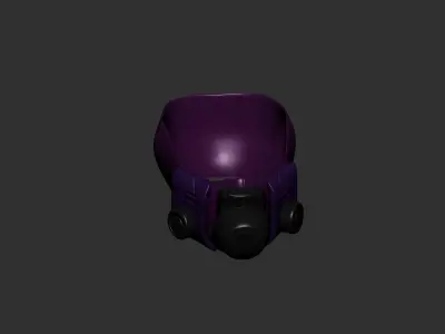 GAS MASK high poly sculpt 3d printable  3D model