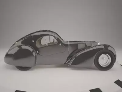 1936 bugatti type 57sc 3D model