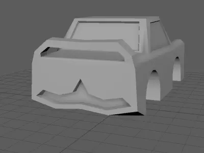 3D Low Poly Car Low-poly 3D model