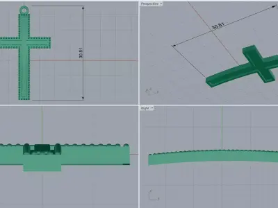 cross 3D print model shop