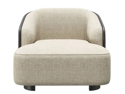 Rubelli Velour armchair 3D model