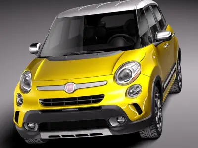 Fiat 500L Trekking 2014 3D model