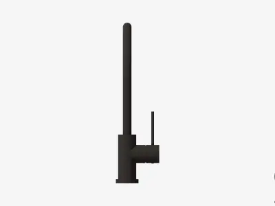 Sink Mixer - Luxury - Sleek - Gooseneck - 220 Low-poly 3D model