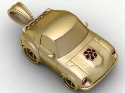 Urban Ride Car Pendant 3D print model