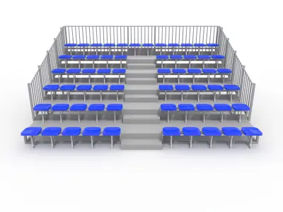 Bleachers 25 3D model