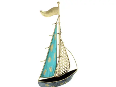 Sailboat Sculpture 3D model