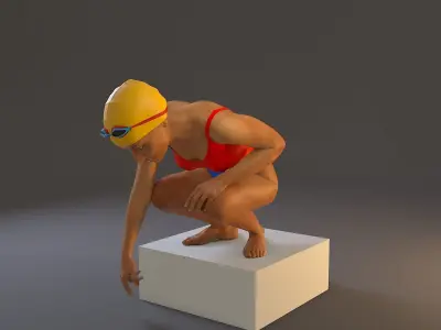 Swwimming Pool Female BCC 2130 012 3D model