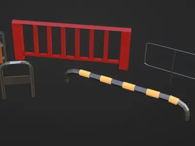 LowPoly CITYSCAPE 100 MODELS Low-poly 3D model