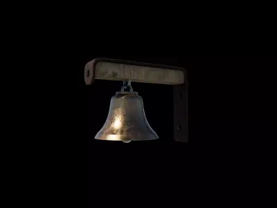  antique bell 3D model