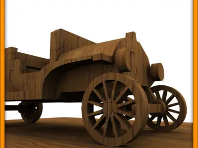 Wooden Toy Couple Free 3D print model
