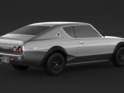 Nissan Skyline GT-R KPGC110 3D model