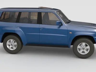 Nissan patrol 2006 3D model
