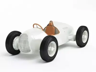 Classic Toy Roadster 3D model