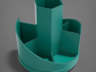 Rotatable Pen Box 3D print model