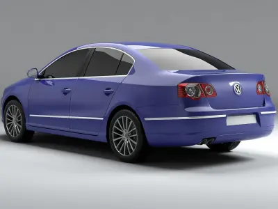 Volkswagen Passat B6 3D model