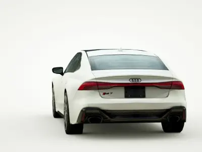 Audi A7 2022 Low-poly 3D model
