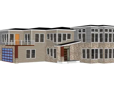 Modern House 05 -Archimple LLC 3D model