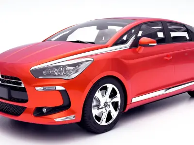 Citroen DS5 2 Hybrid4 DSPORT EGS 2013 3D model