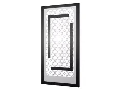 Door Security Screen six 2 3D model